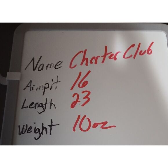 Charter Club Blouse Ladies Small Petite Green and White‎ - Picture 6 of 6